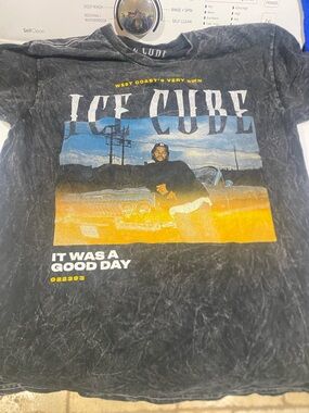 Ice Cube "It Was A Good Day" Black Graphic Tee
